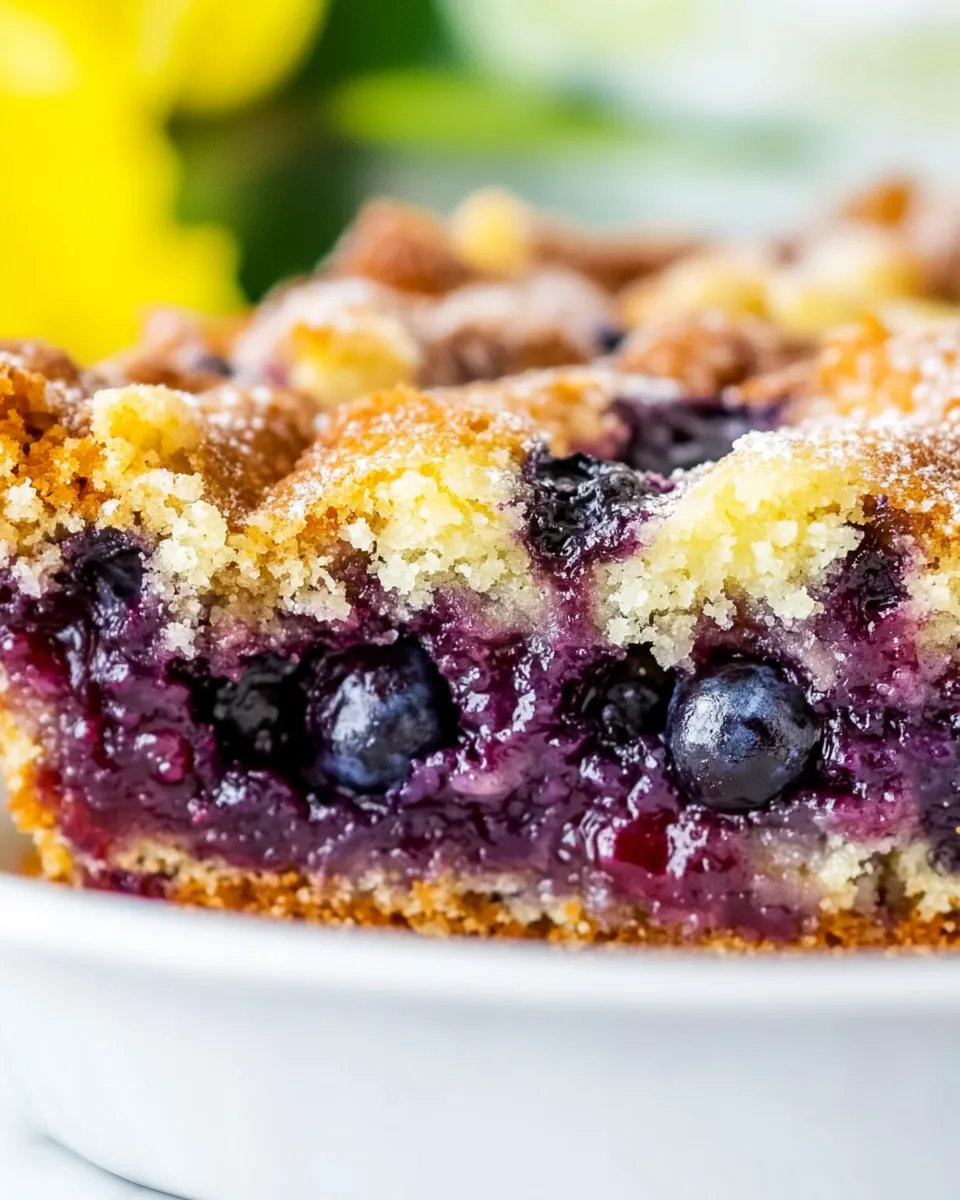 Delicious Easy Blueberry Pie Coffee Cake recipe photo