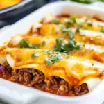 Homemade Easy Ground Beef Enchiladas photo