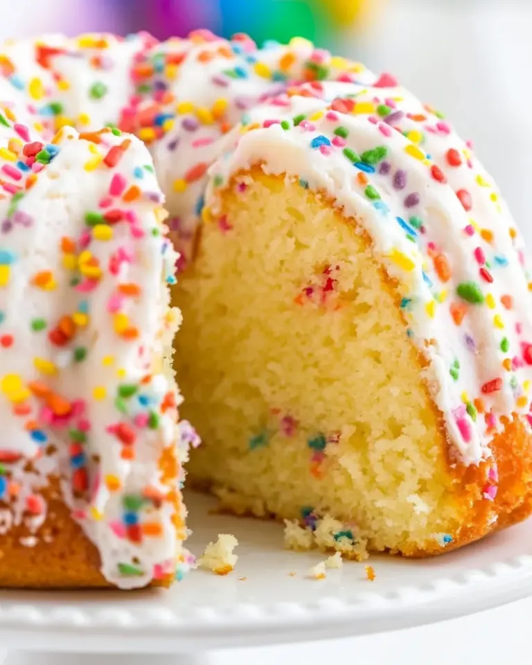 Homemade Easy Homemade FUNFETTI-Inspired Bundt Cake photo