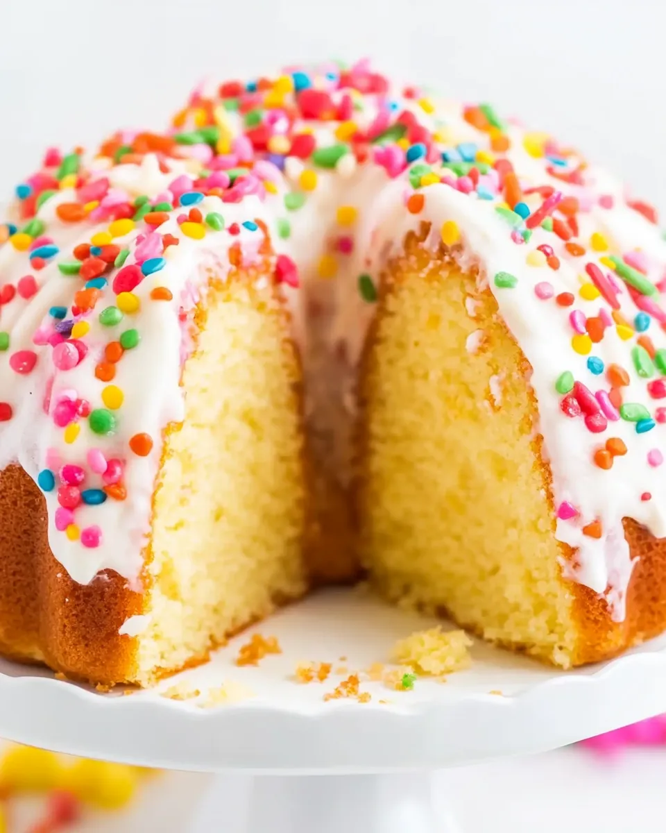 Best Easy Homemade FUNFETTI-Inspired Bundt Cake recipe photo