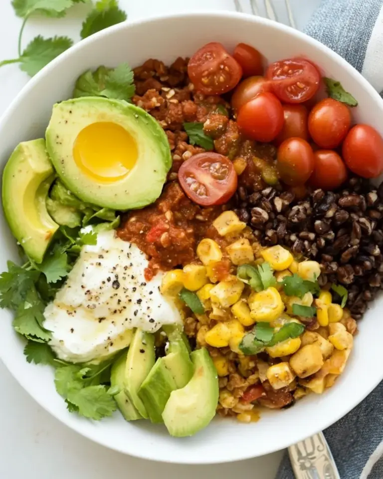Easy High-Protein Vegan Breakfast Bowl photo