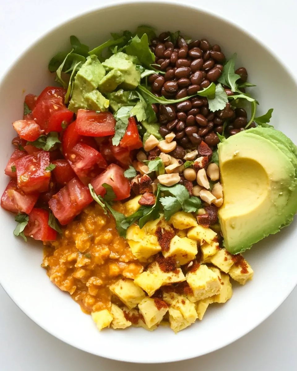 Quick High-Protein Vegan Breakfast Bowl recipe photo