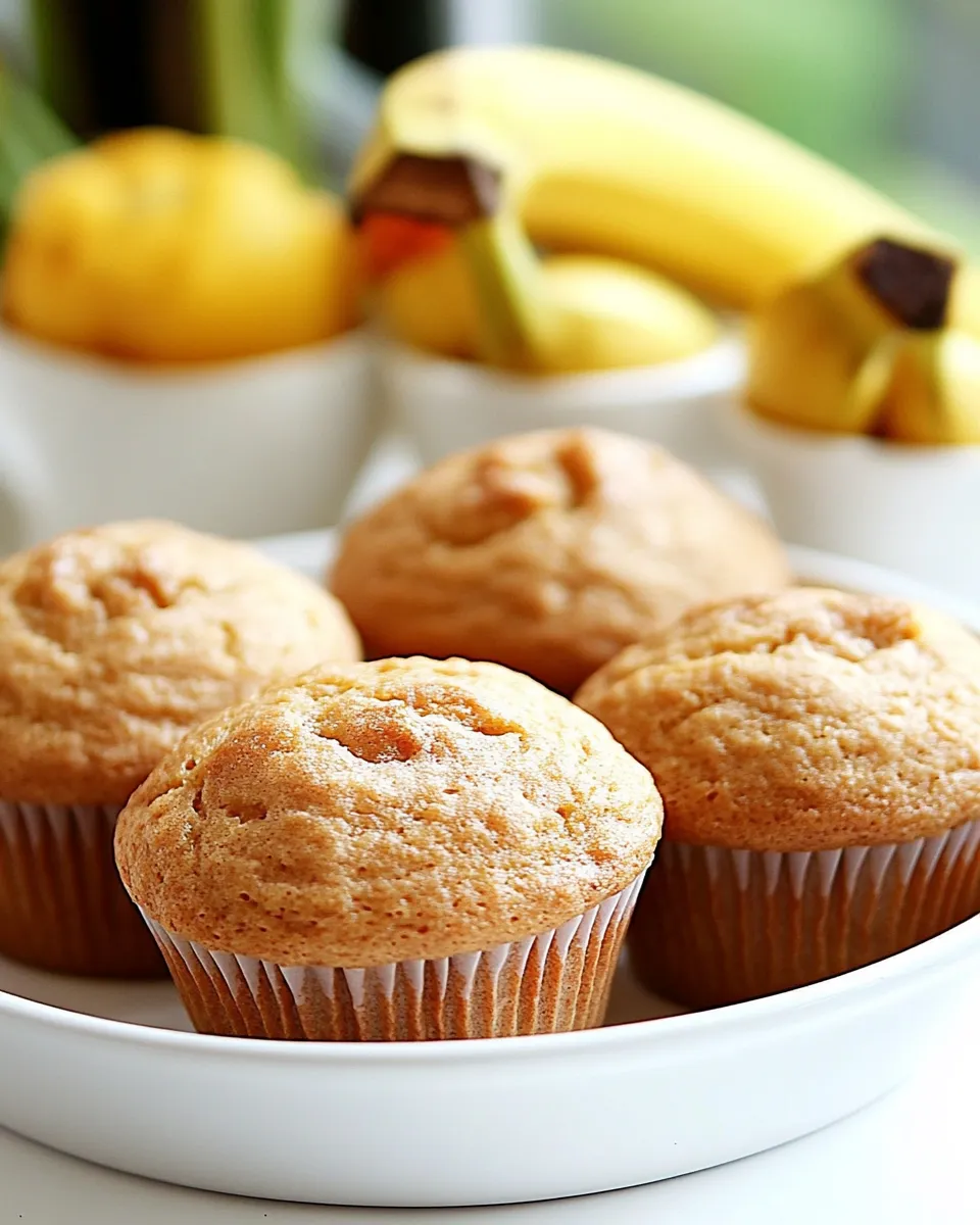 Classic Honey Banana Muffins Recipe image