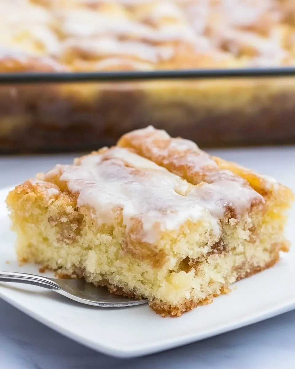 Classic Honey Bun Cake dish photo