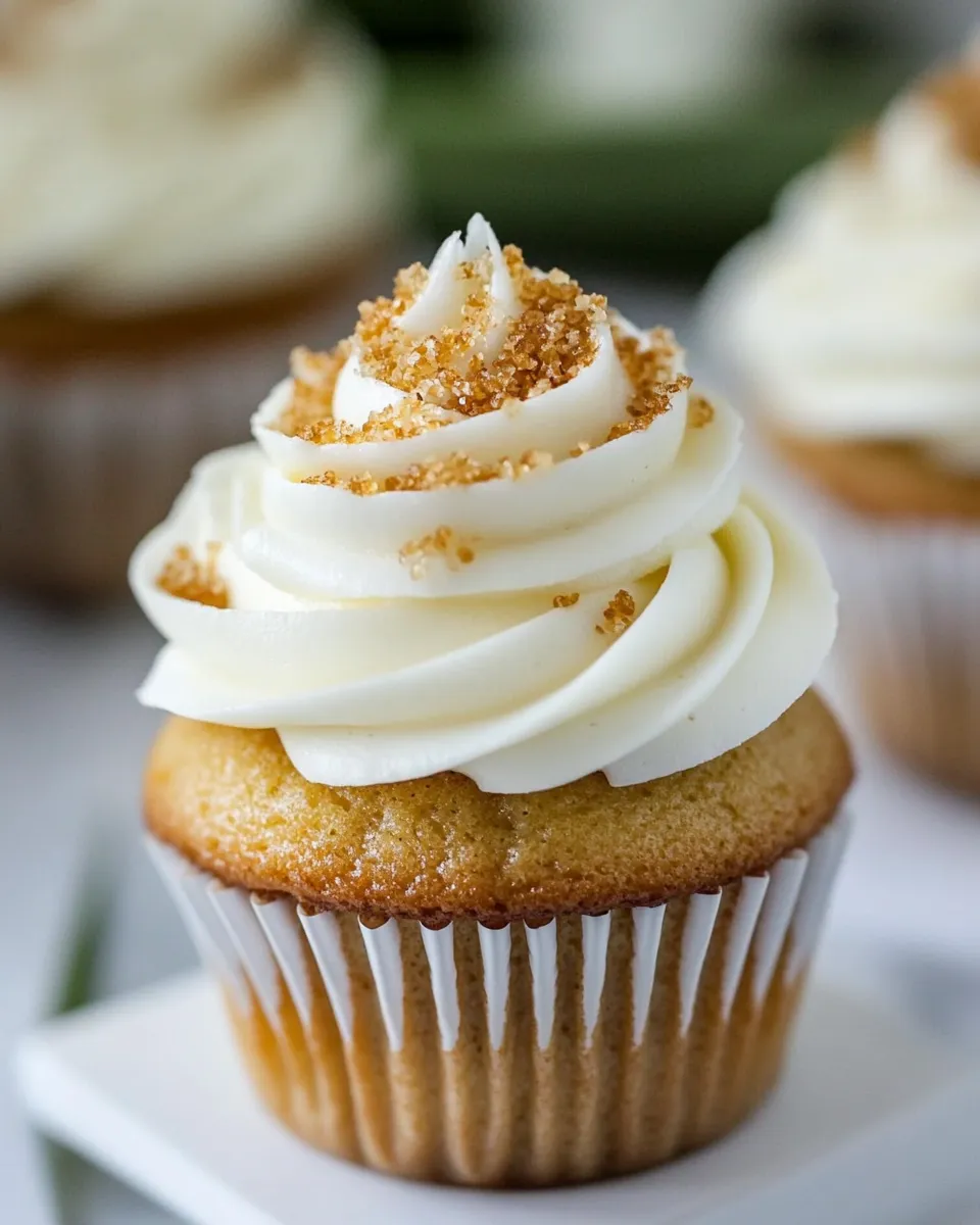 Delicious Hummingbird Cupcakes shot