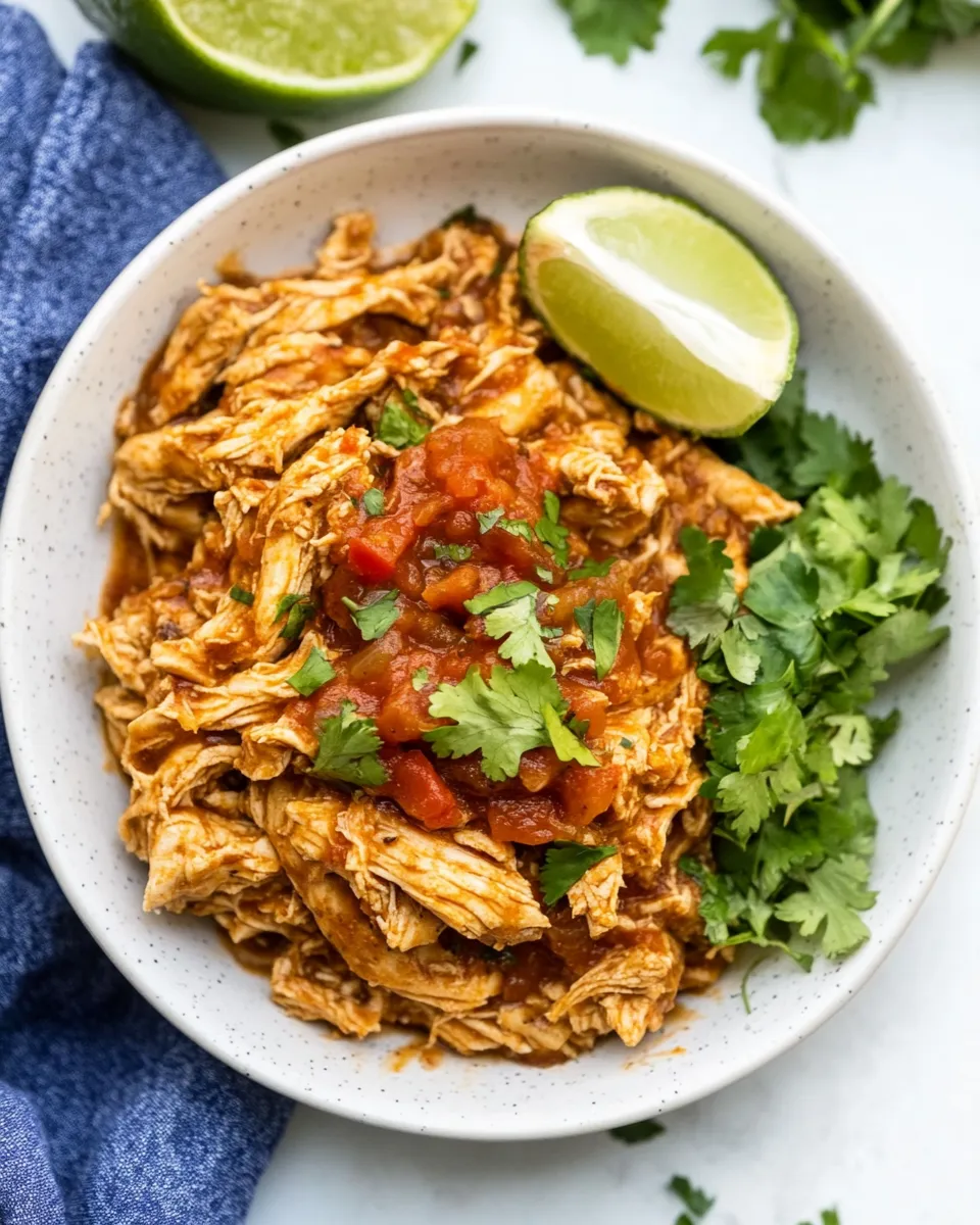 Delicious Instant Pot Salsa Chicken image