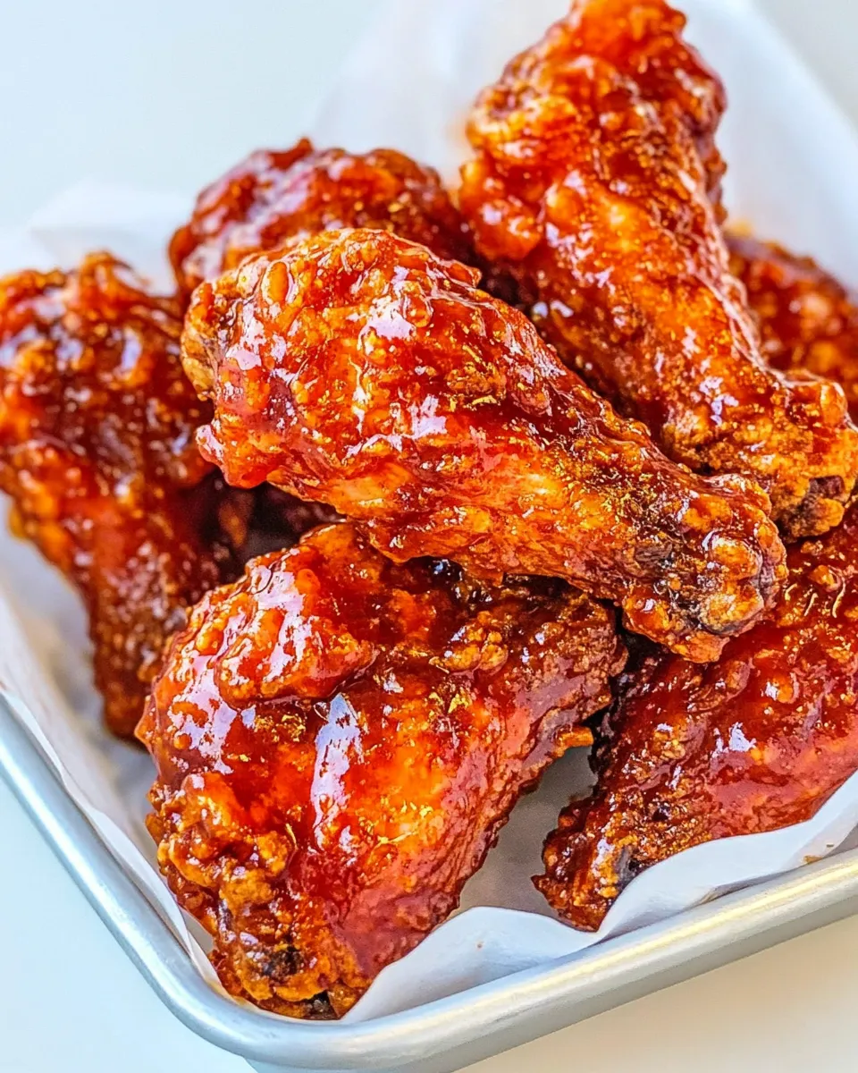 Homemade KFC Honey BBQ Wings (Copycat Recipe) photo