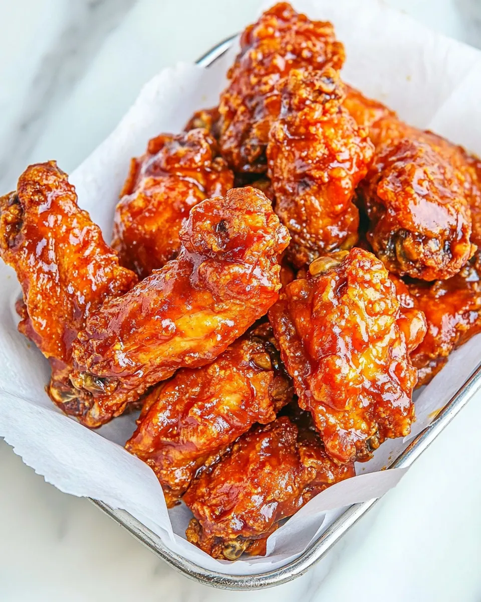 Tasty KFC Honey BBQ Wings (Copycat Recipe) shot