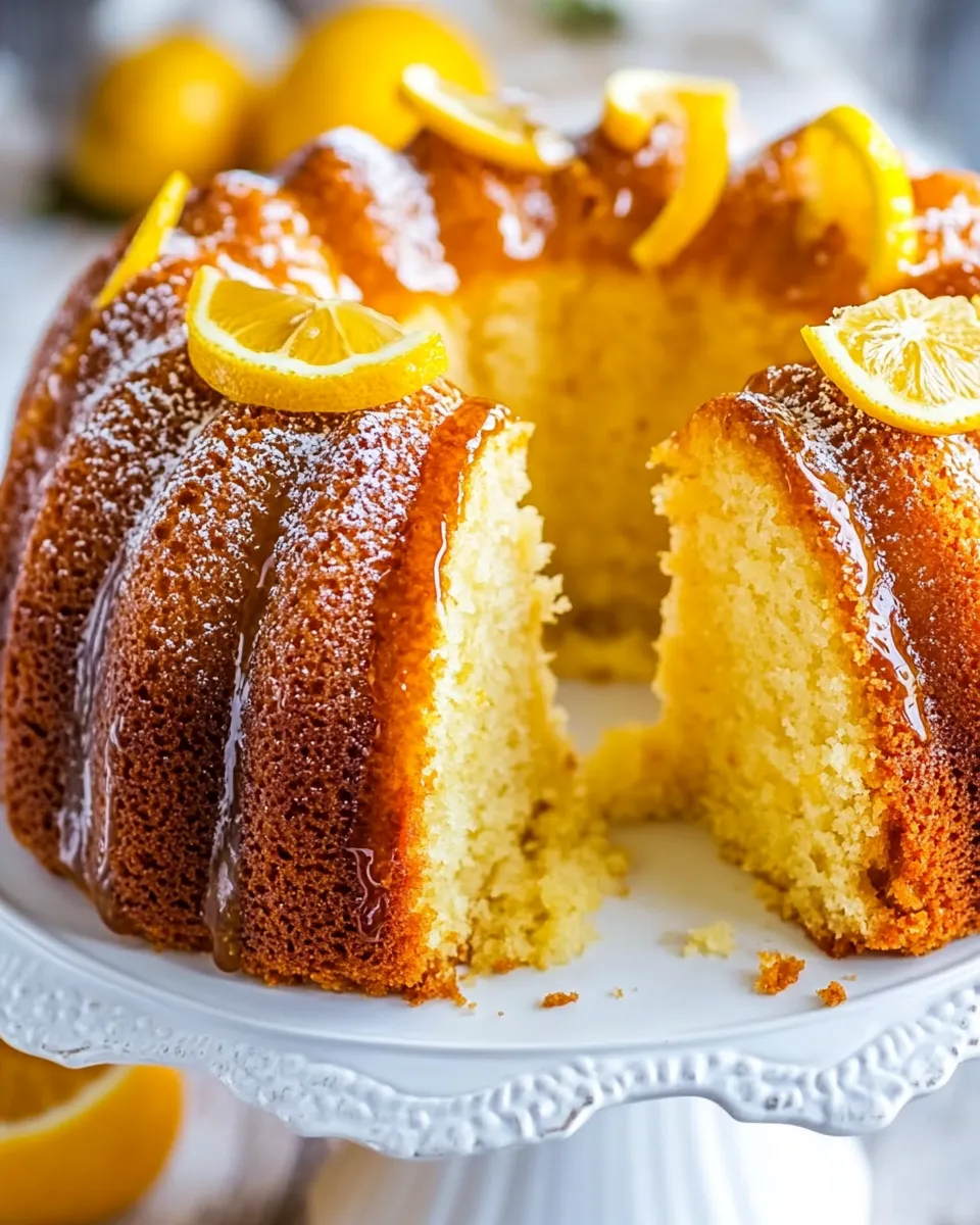 Best Lemon Orange Cake with Lemon Honey Glaze dish photo