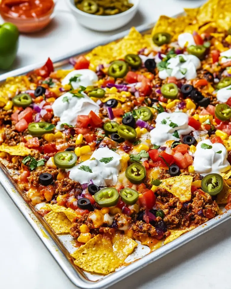 Homemade Loaded Sheet Pan Nachos photo