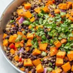 Homemade Mexican Vegan Black Bean & Sweet Potato Skillet photo