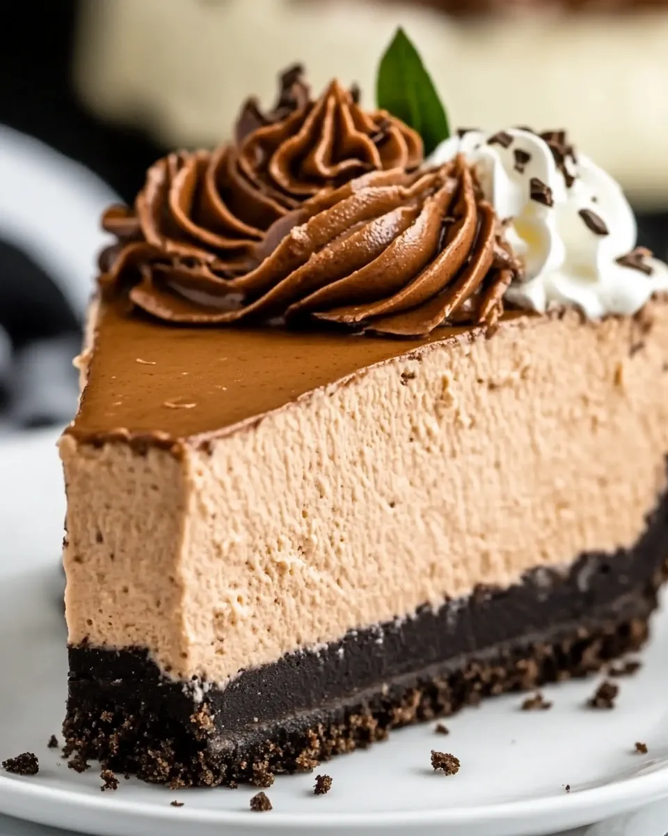 Homemade No-Bake Nutella Cheesecake shot