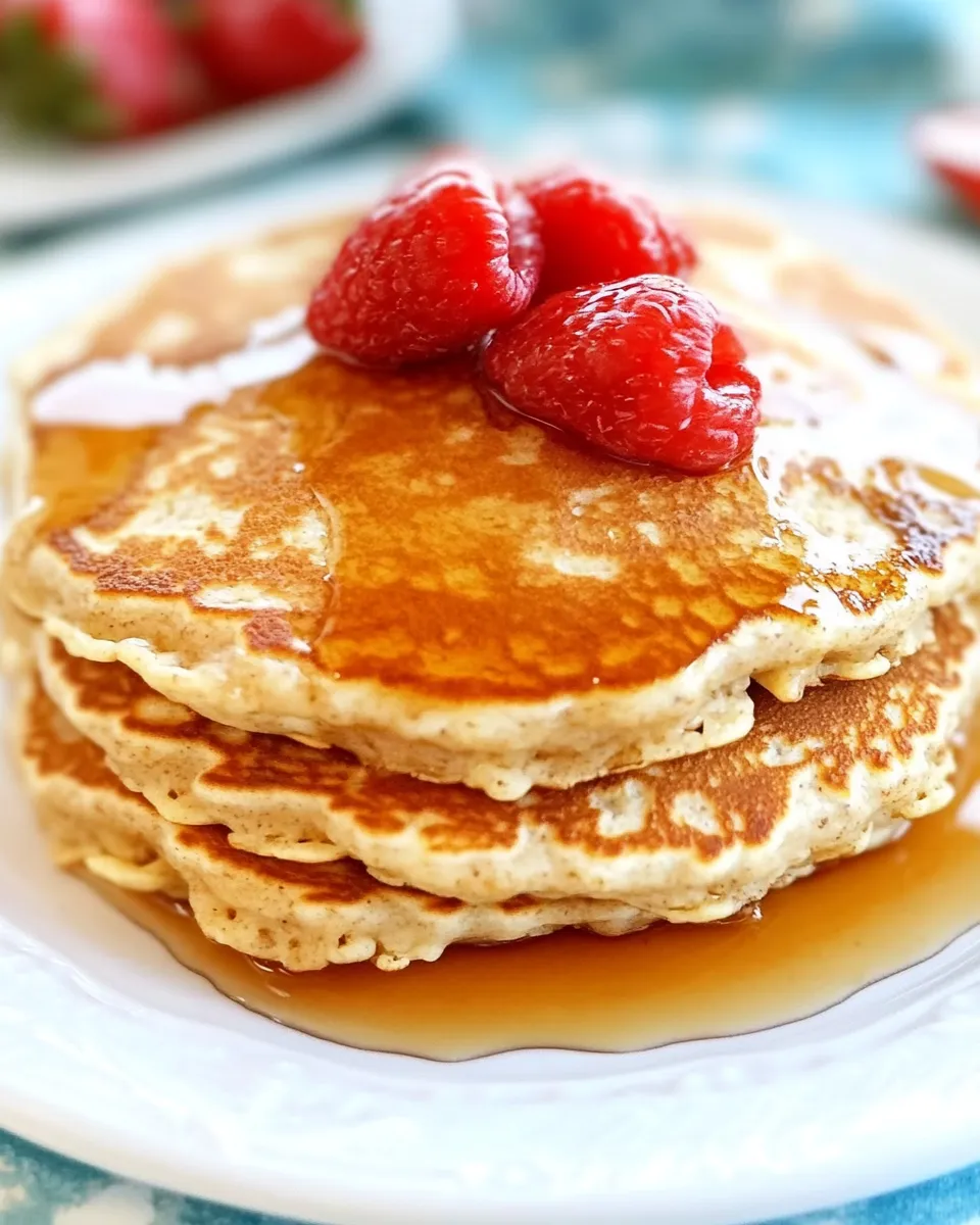 Classic Oatmeal Pancakes image