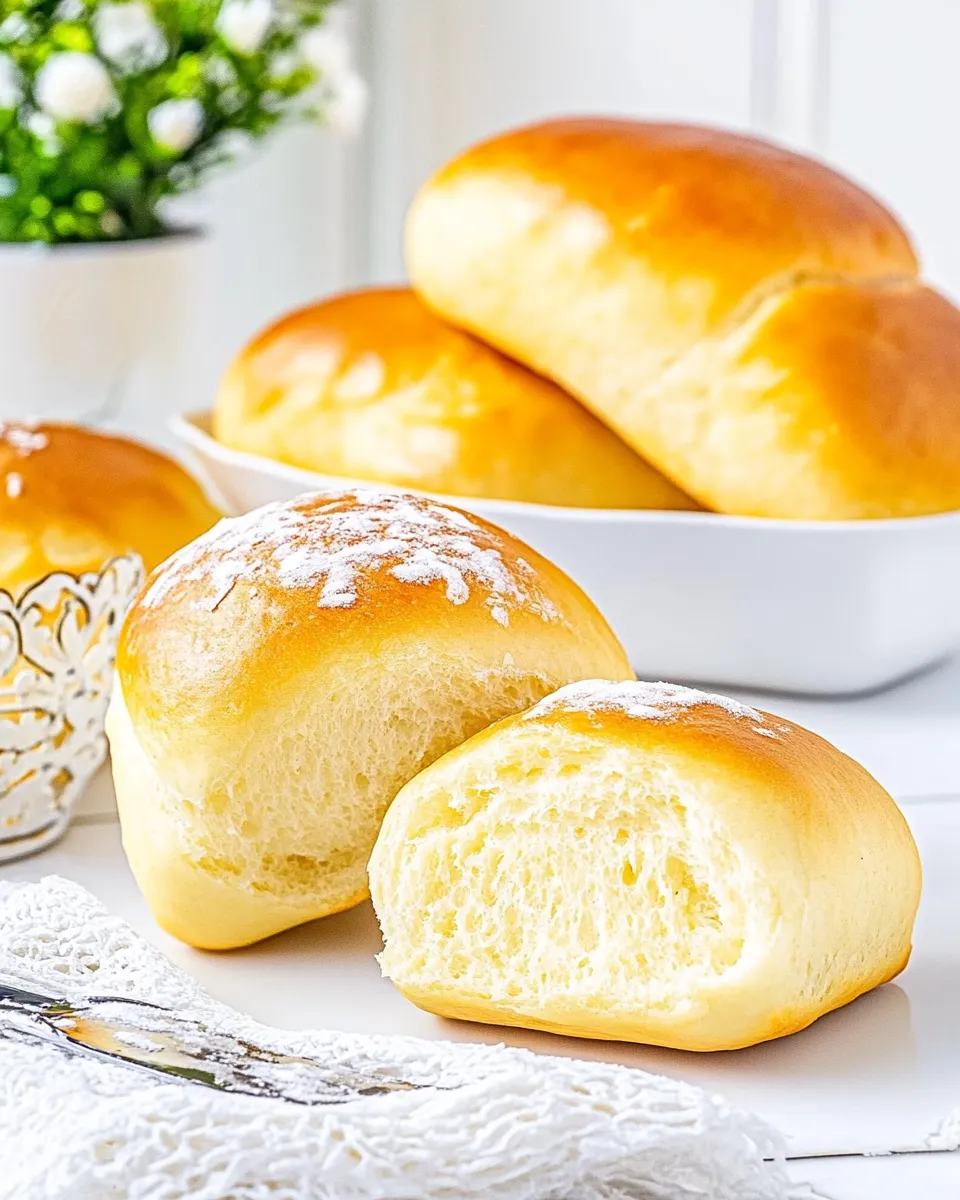 Homemade Pan Sobao / Sobado (Breakfast Bread Roll) photo