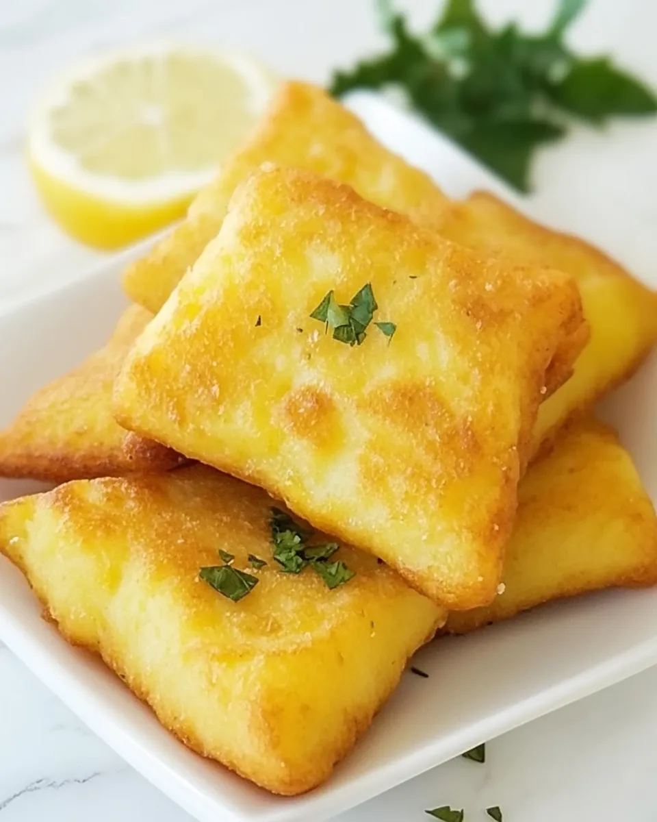 Delicious Panelle - Chickpea Fritters shot