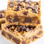 Homemade Peanut Butter Chocolate Chip Toffee Bars photo