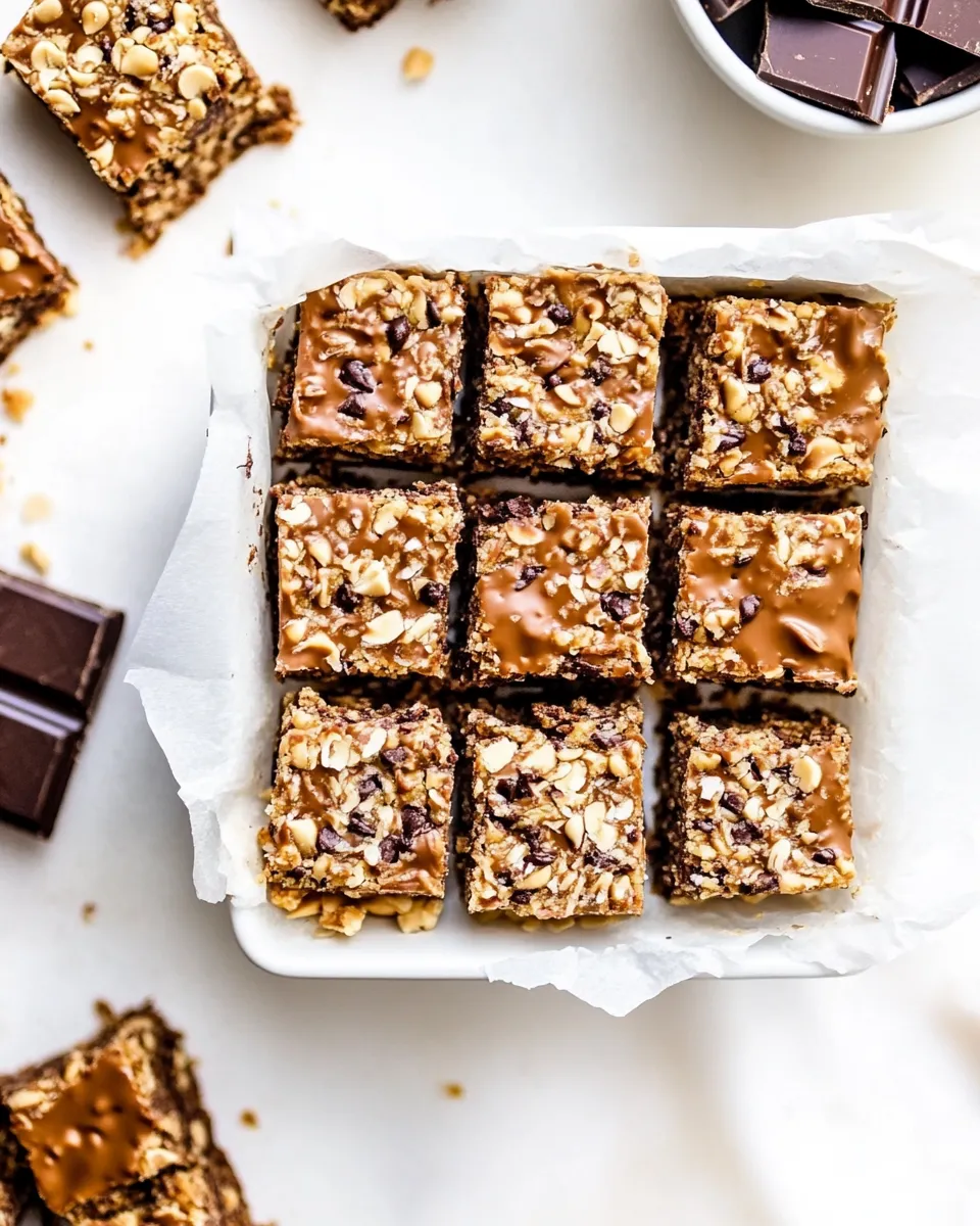 Easy Peanut Butter Chocolate Crunch Bars recipe photo