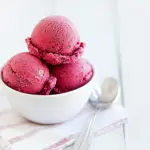 Homemade Roasted Beet Ice Cream photo