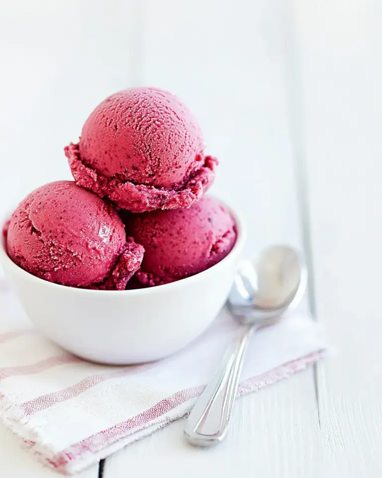 Homemade Roasted Beet Ice Cream photo