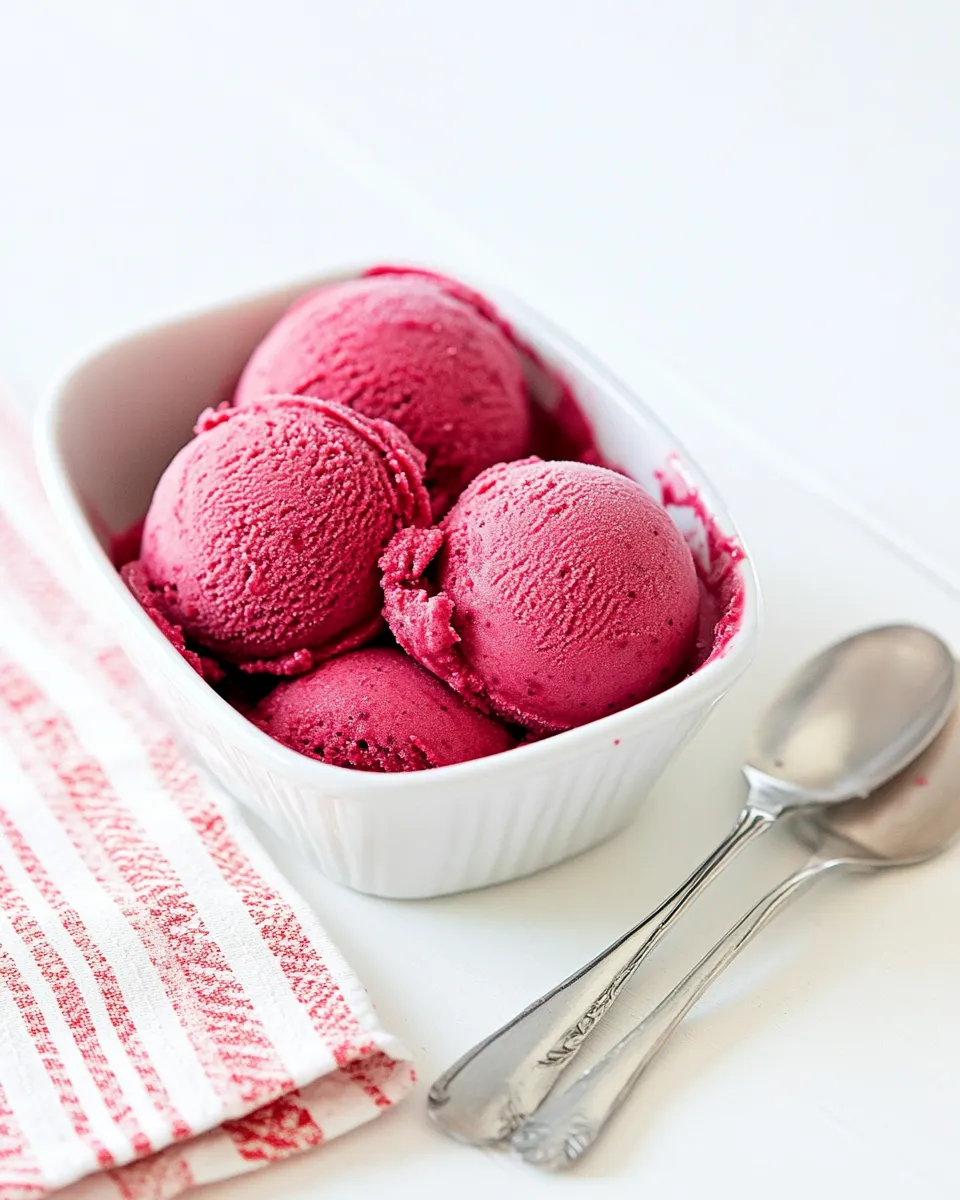 Delicious Roasted Beet Ice Cream image