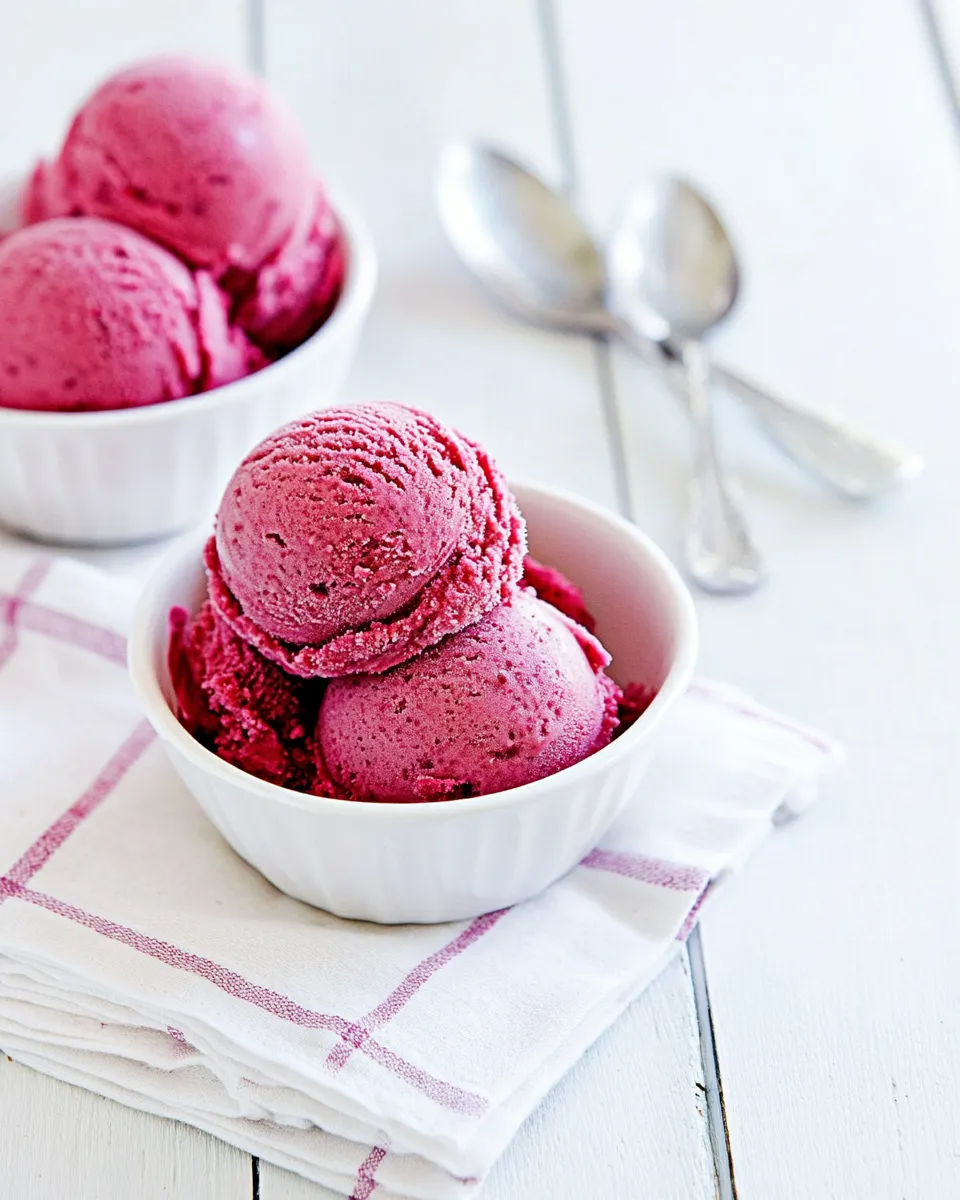 Easy Roasted Beet Ice Cream recipe photo