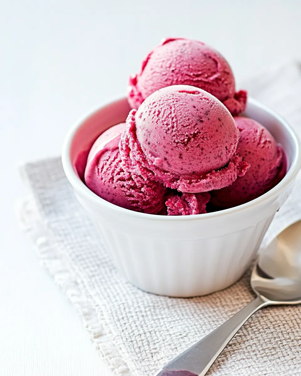 Best Roasted Beet Ice Cream shot