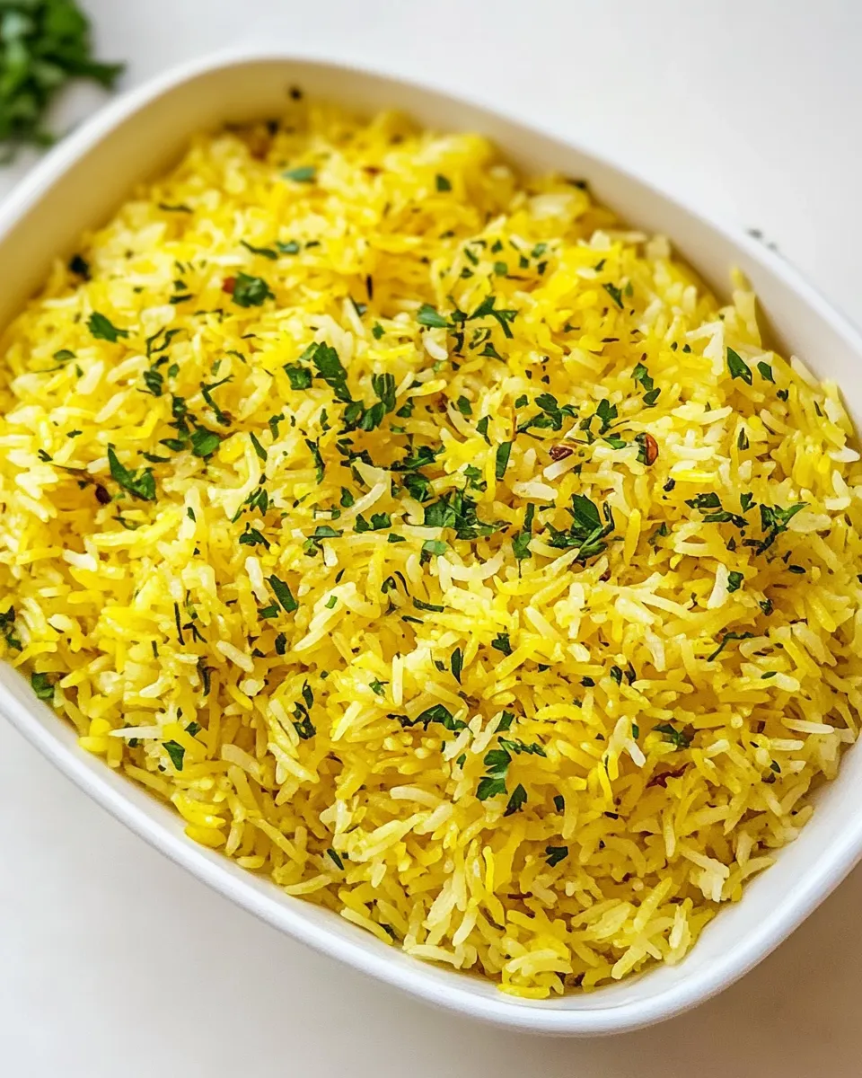 Delicious Saffron Rice image