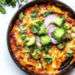 Homemade Skillet Vegetarian Enchiladas photo