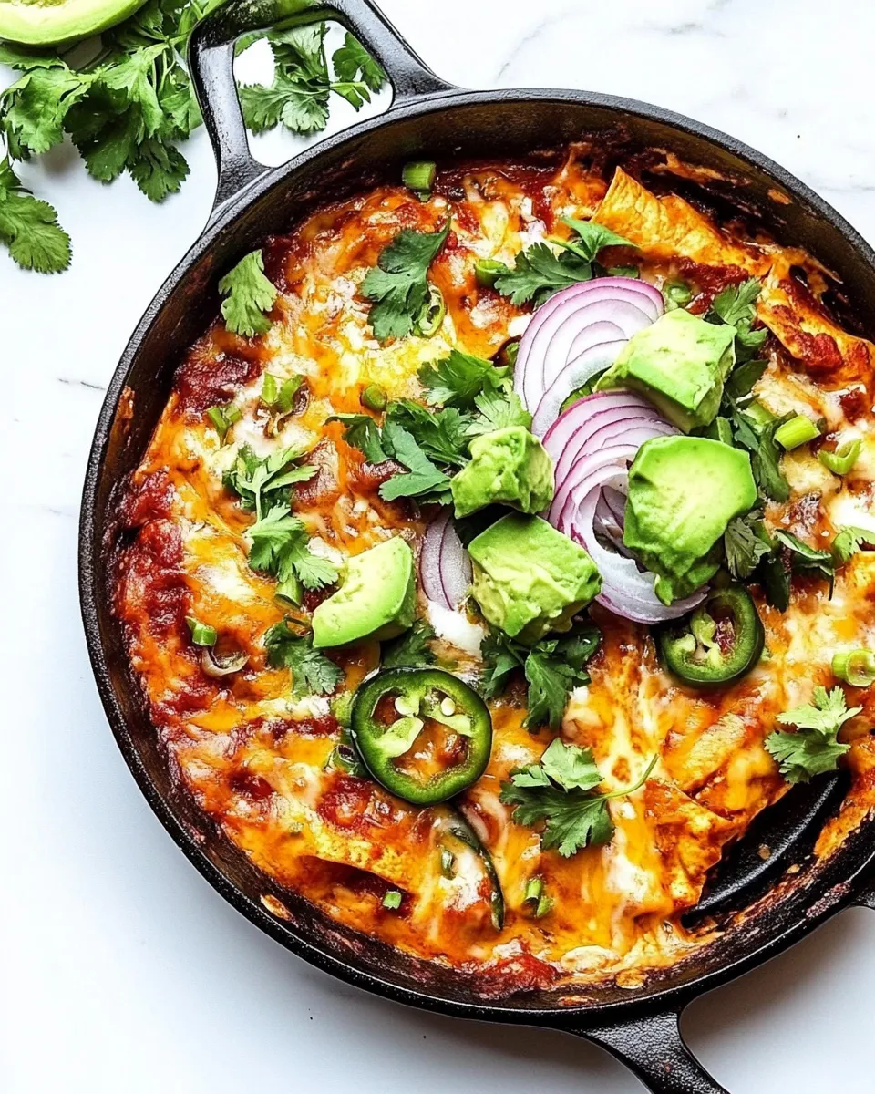 Homemade Skillet Vegetarian Enchiladas photo
