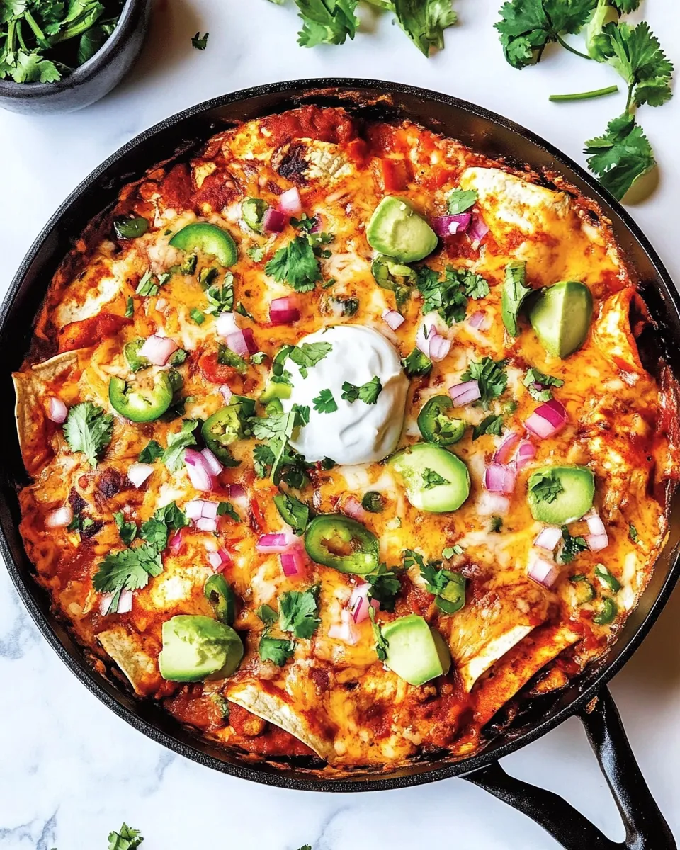 Classic Skillet Vegetarian Enchiladas image