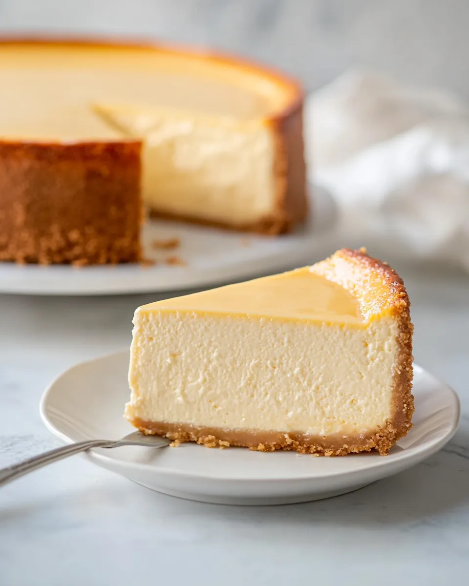 Delicious The Best New York-Style Cheesecake shot