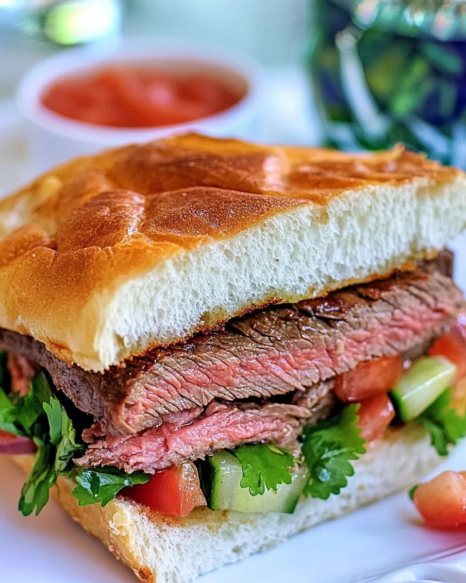 Classic Torta Recipe (Mexican Steak Sandwich) image