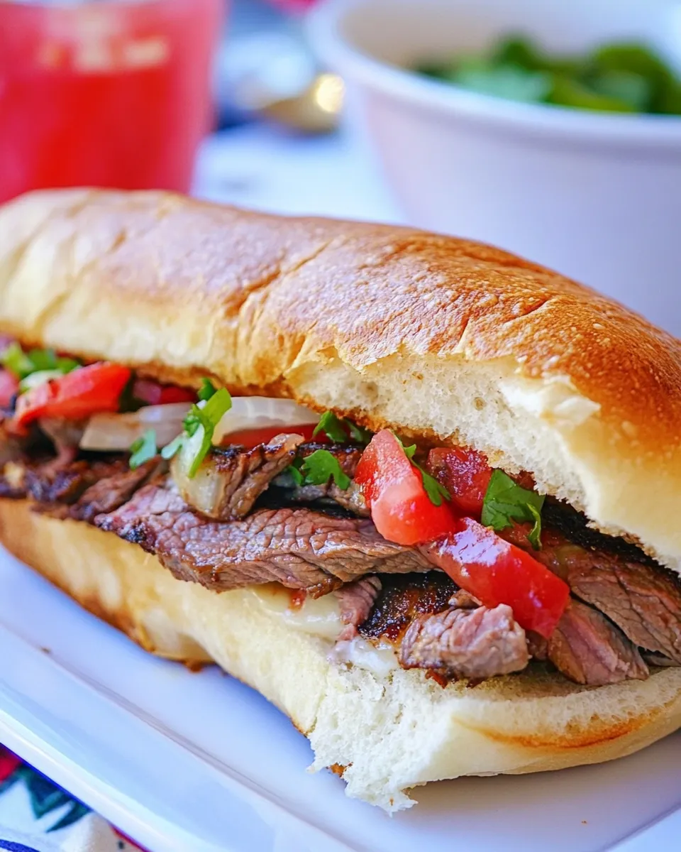 Easy Torta Recipe (Mexican Steak Sandwich) recipe photo