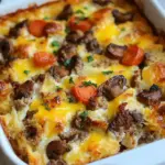 Homemade Vegetarian Overnight Breakfast Strata photo