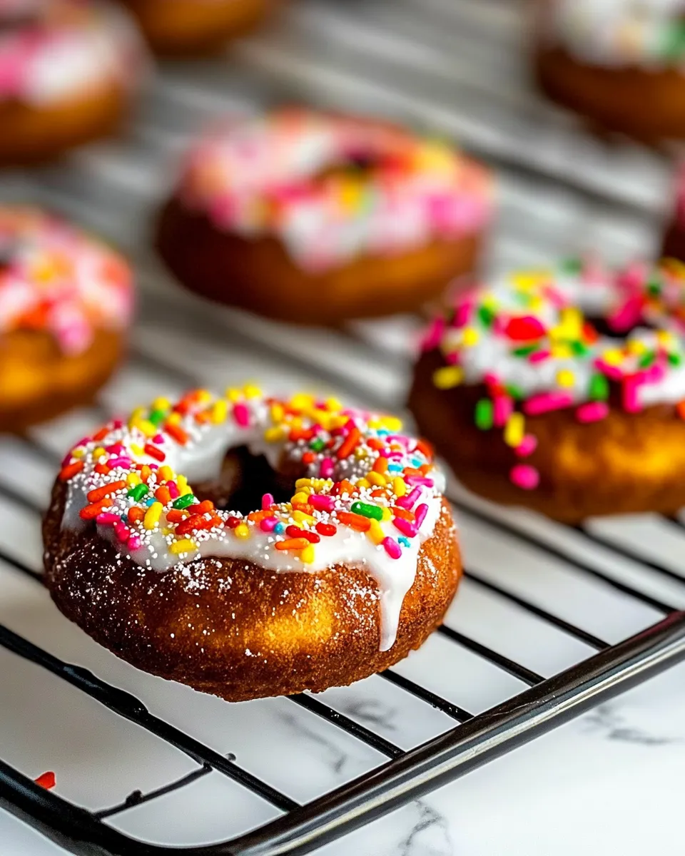 Quick Whole Wheat Greek Yogurt Donuts recipe photo