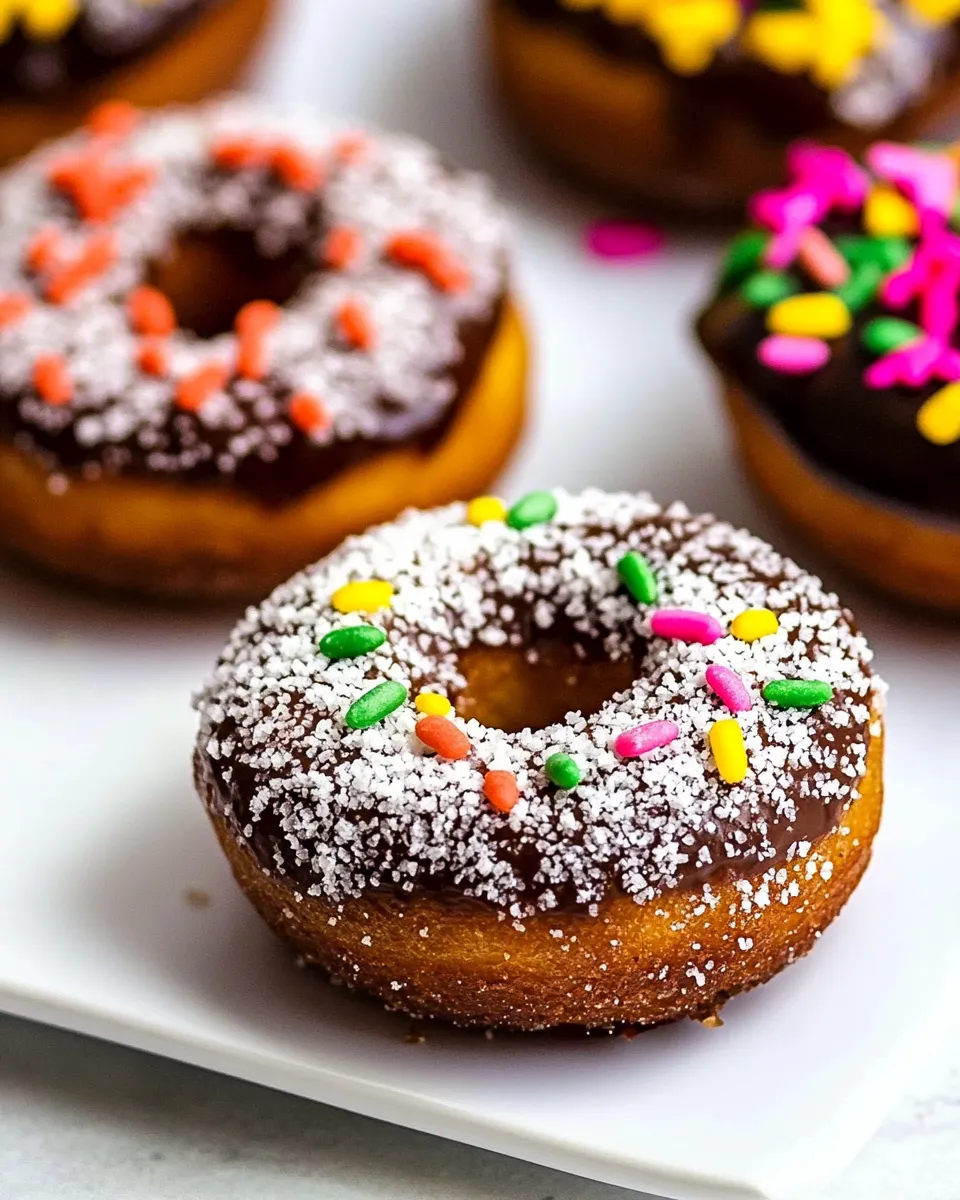 Healthy Whole Wheat Greek Yogurt Donuts dish photo