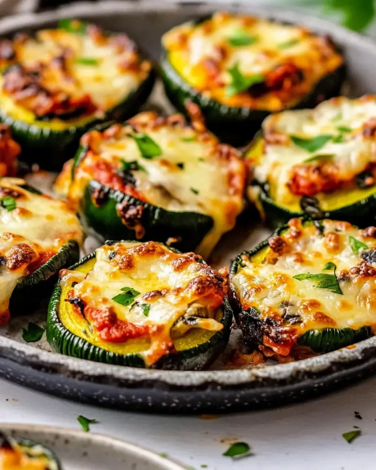 Homemade Zucchini Pizza Bites (Air Fryer Or Oven) recipe photo
