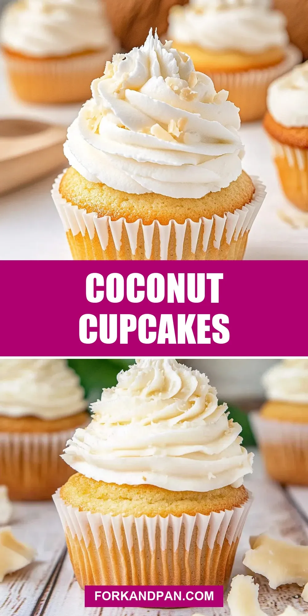 The Best Coconut Cupcakes Ever