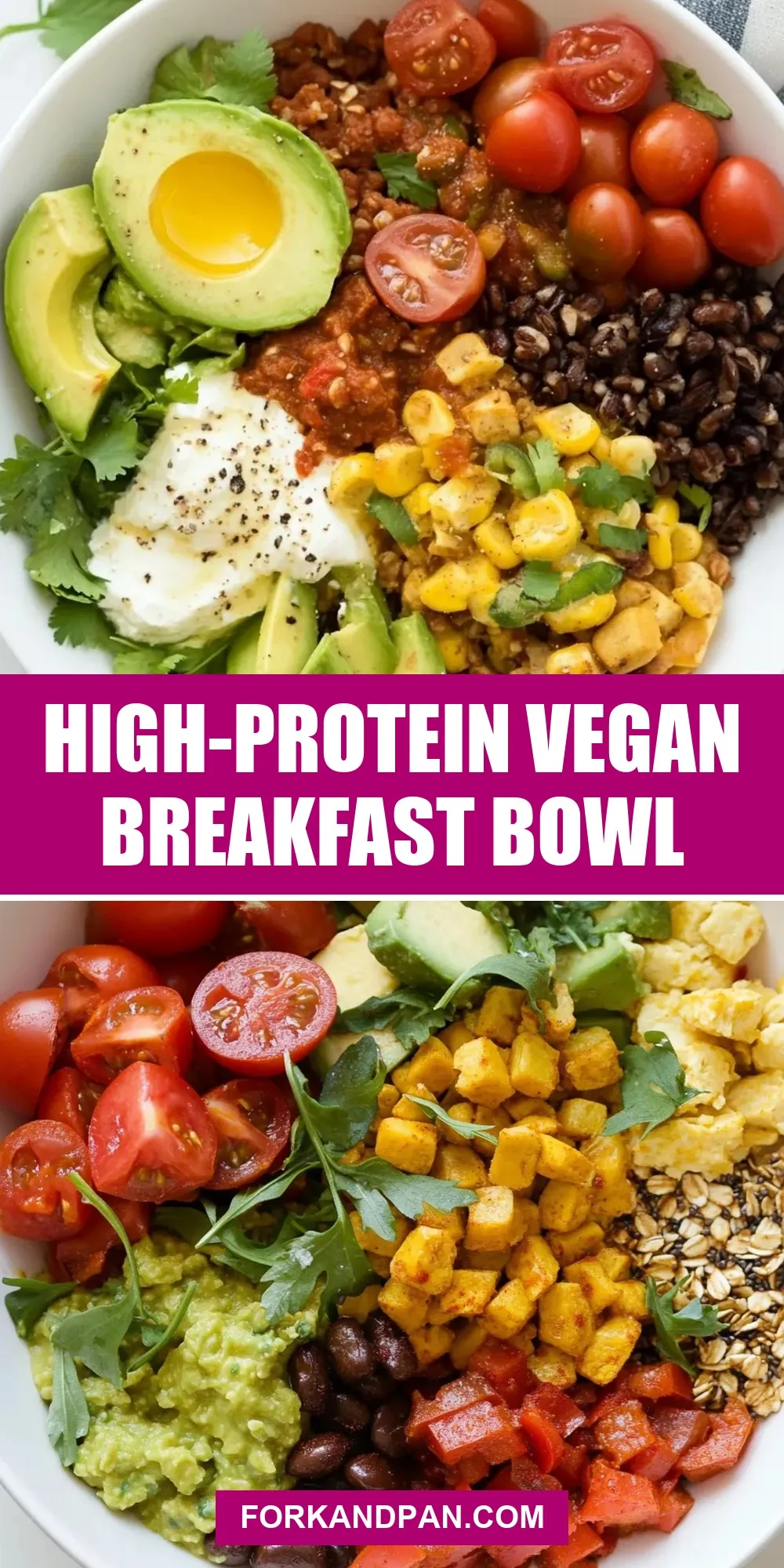 High-Protein Vegan Breakfast Bowl (Delicious & Delicious)