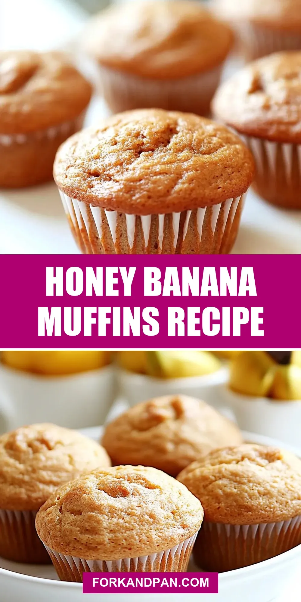 Flavorful Honey Banana Muffins