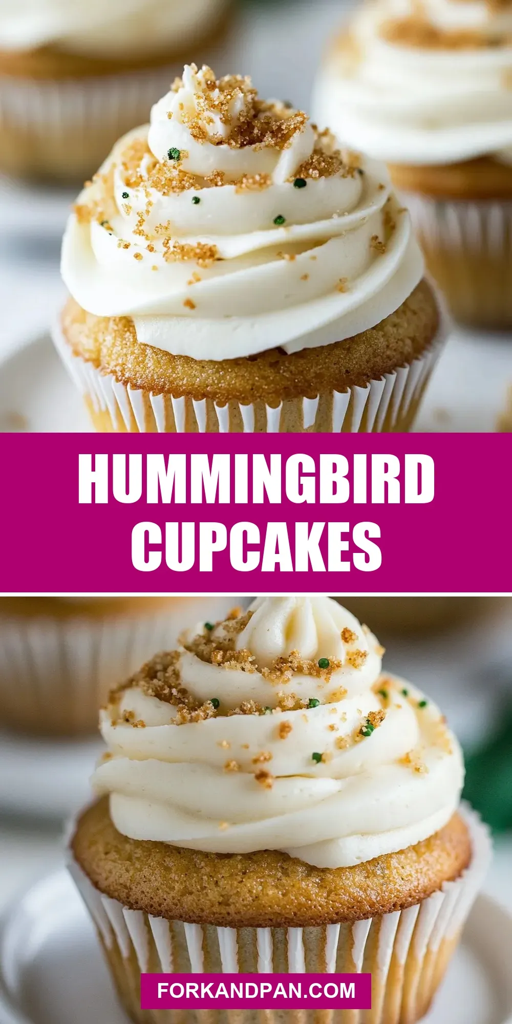Hummingbird Cupcakes (Creamy & Delicious)