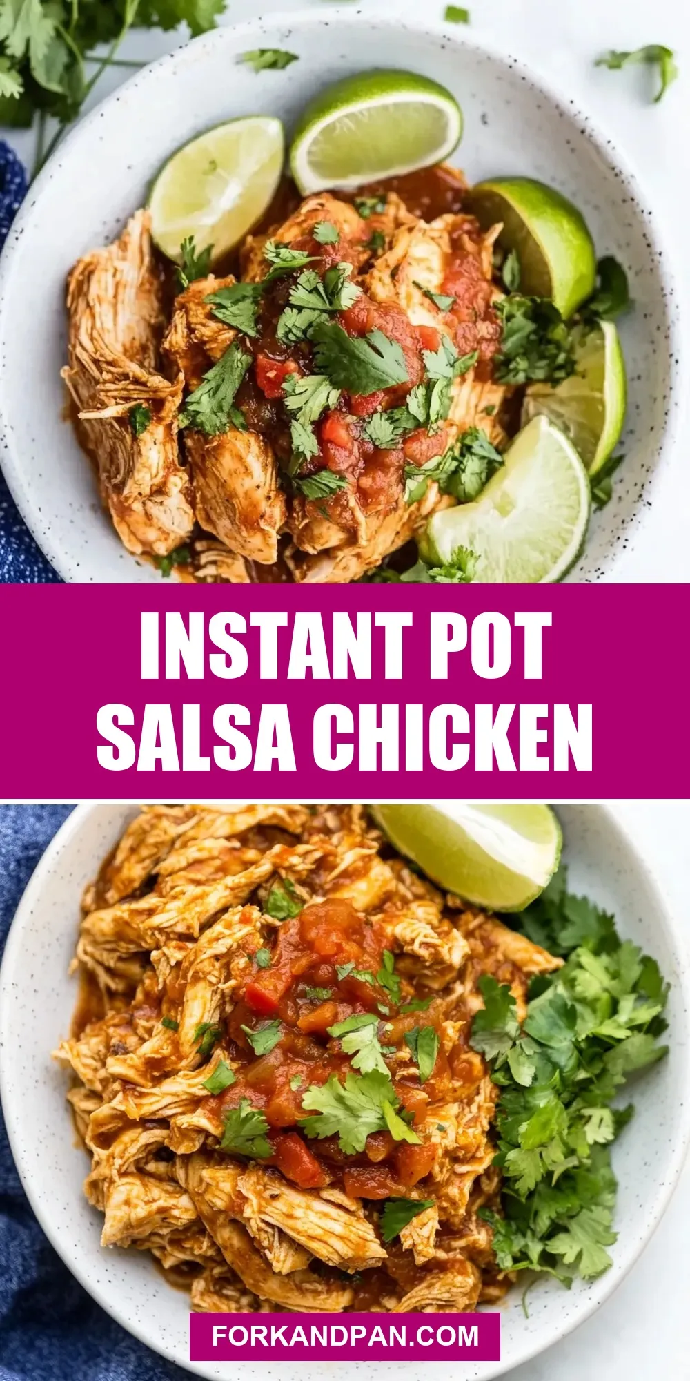 Instant Pot Salsa Chicken (Simple & Delicious)