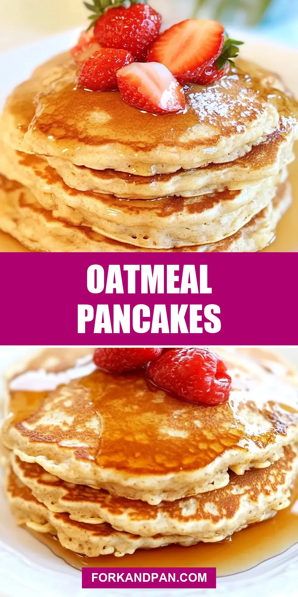 Simple Oatmeal Pancakes