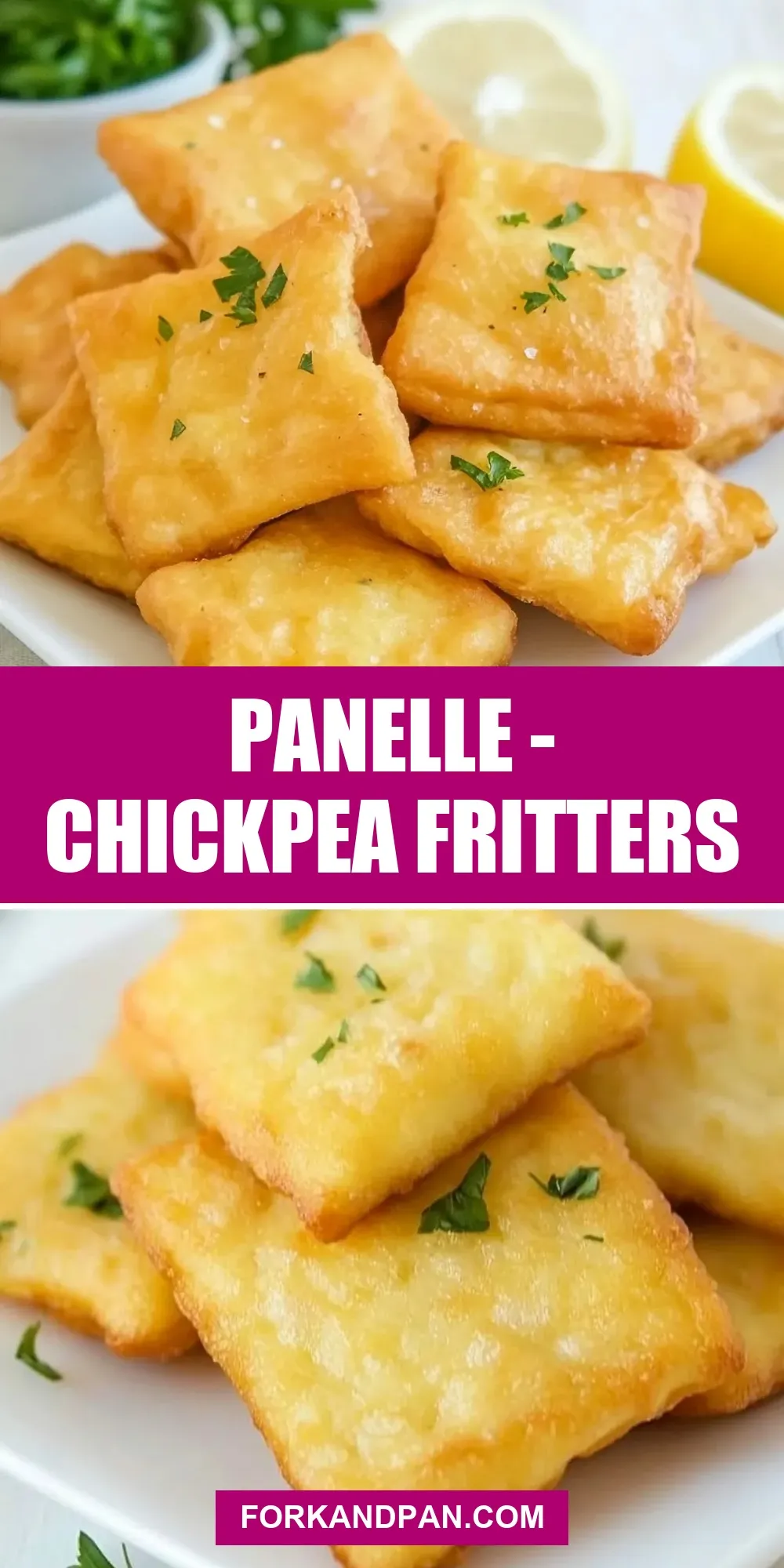 The Best Panelle - Chickpea Fritters Ever
