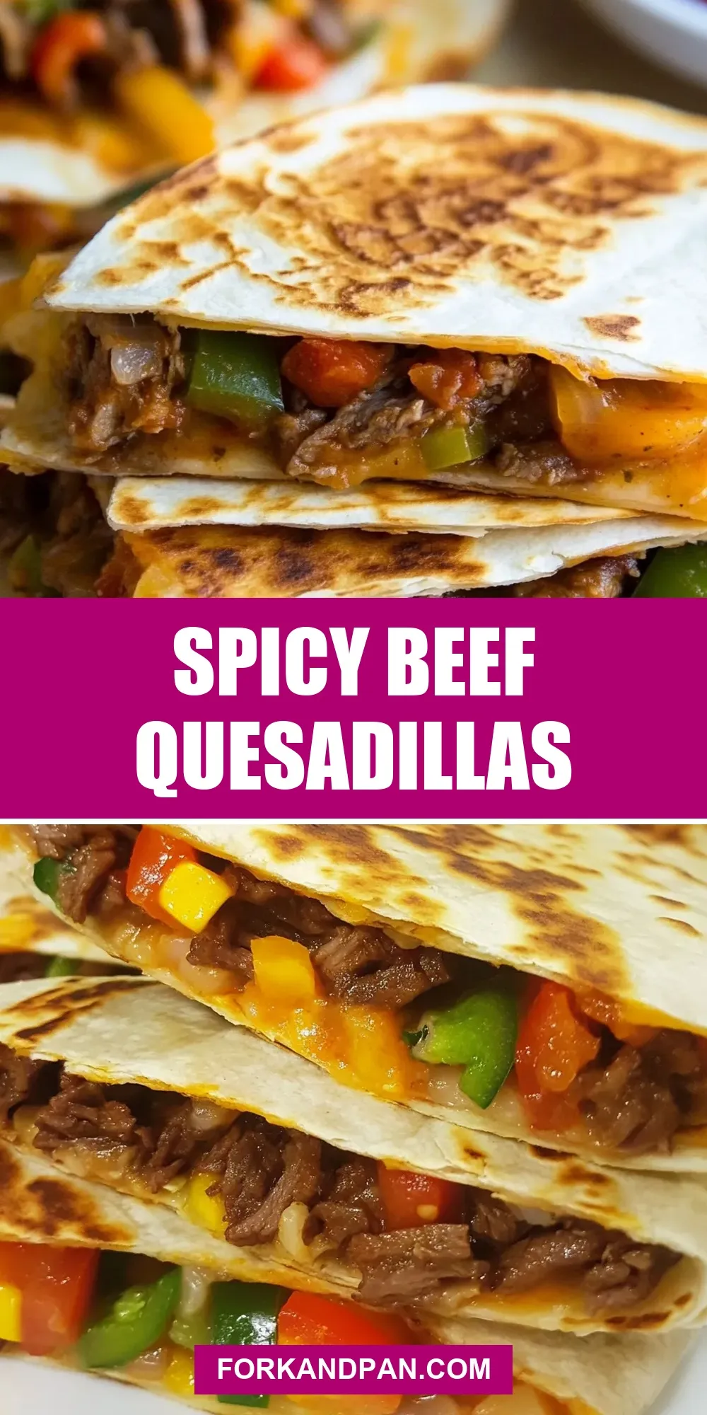 Easy Spicy Beef Quesadillas Recipe