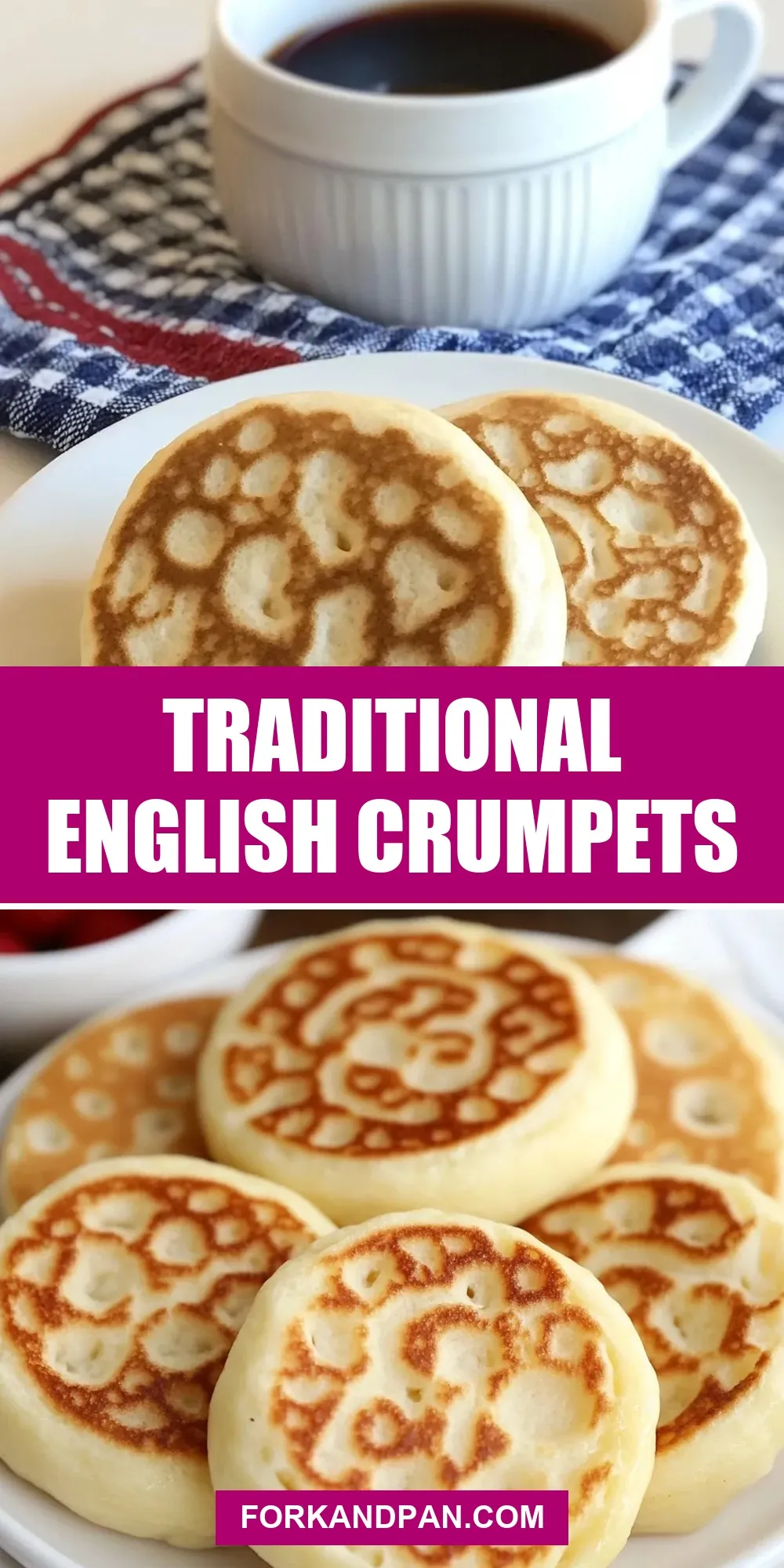 Tasty Traditional English Crumpets
