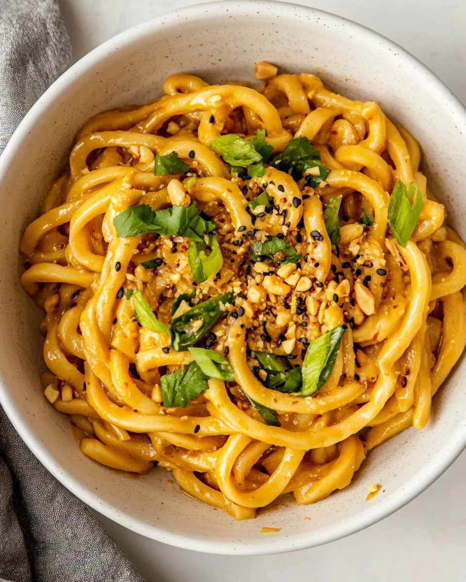 Quick 10 Minute Peanut Noodles image