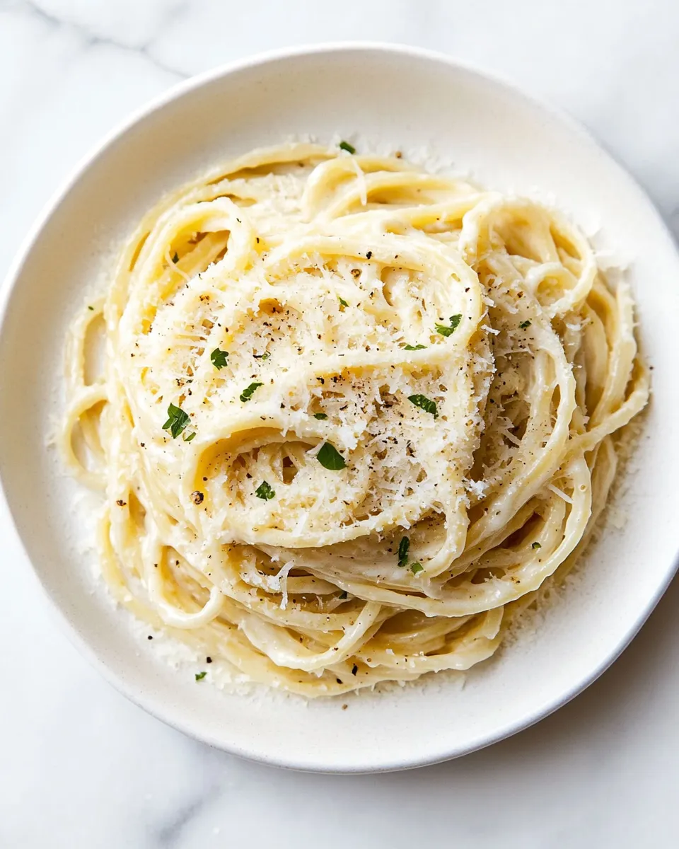 Delicious 15 Minute Creamy Garlic Pasta recipe photo