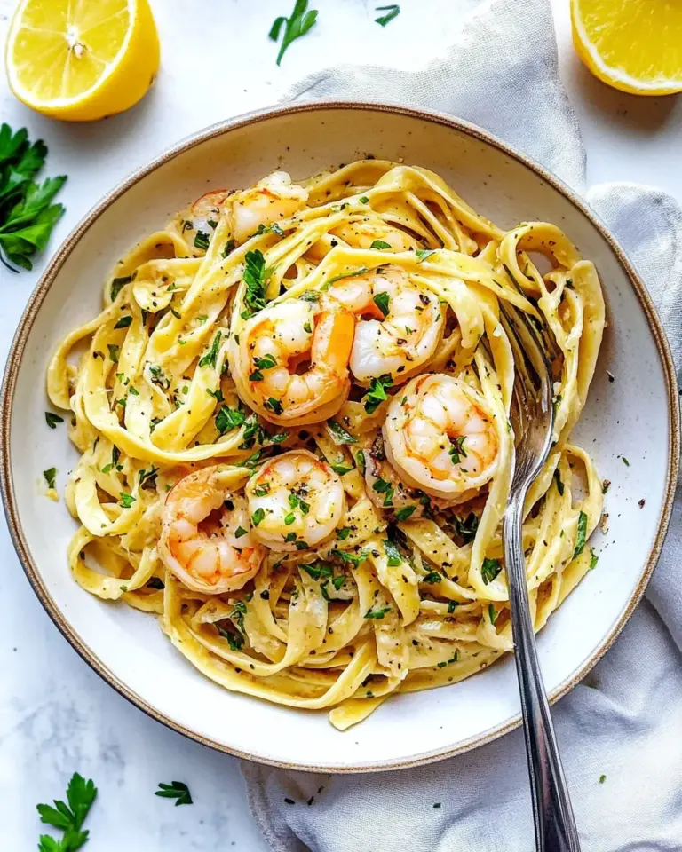 Homemade 20 Minute Shrimp Fettuccine photo