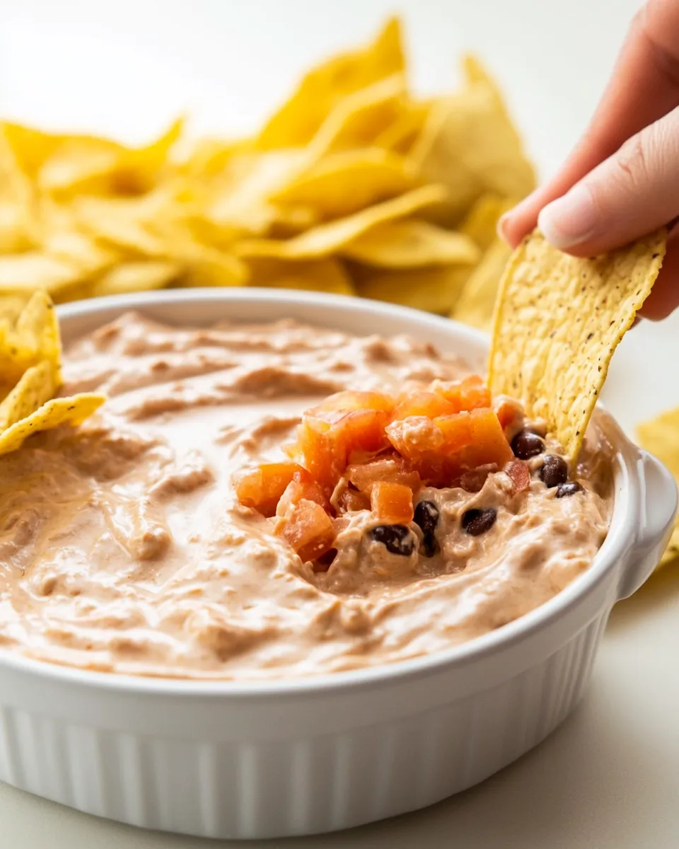Delicious 3-Ingredient Magic Taco Dip recipe photo